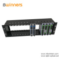 Splitter PLC de fibra con montaje en bastidor 1U 19